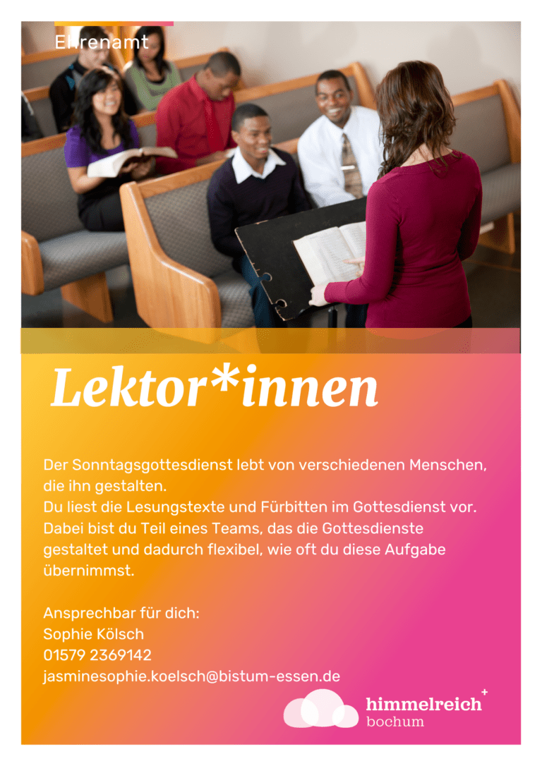 Lektor*innen gesucht!