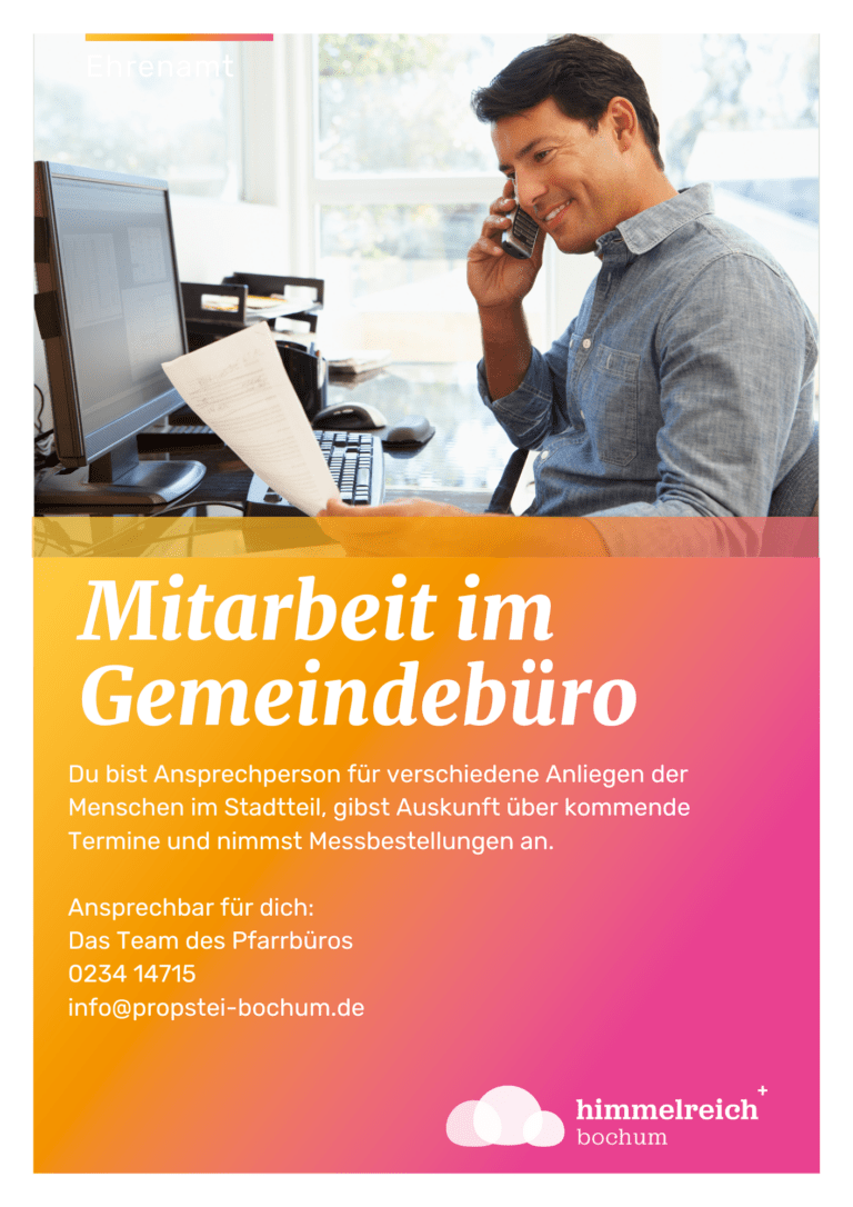 Organisationstalente gesucht!