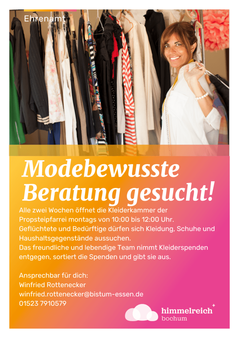 Modebewusste Berater*innen gesucht!