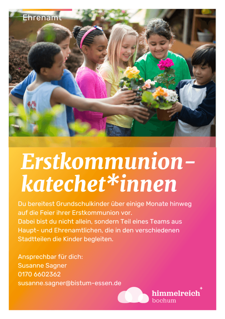 Erstkommunionkatechet*innen gesucht!