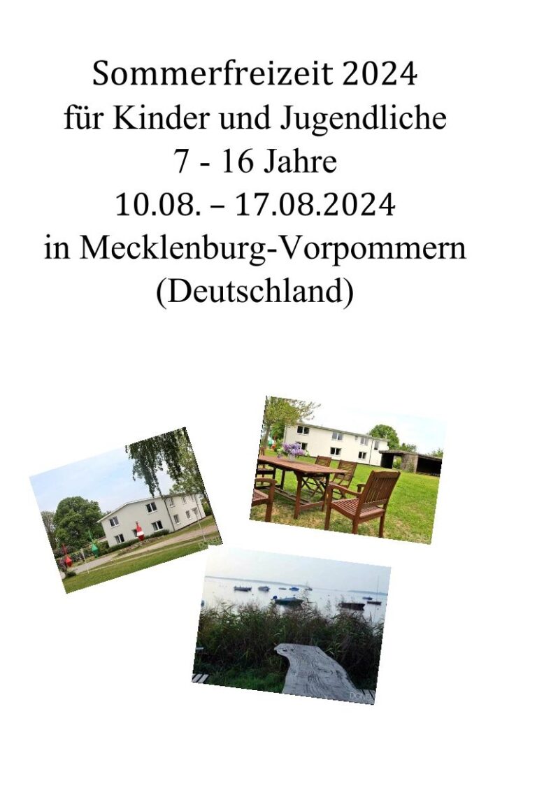 Sommerfreizeit 2024 für Kinder und Jugendliche von 7-16 Jahre