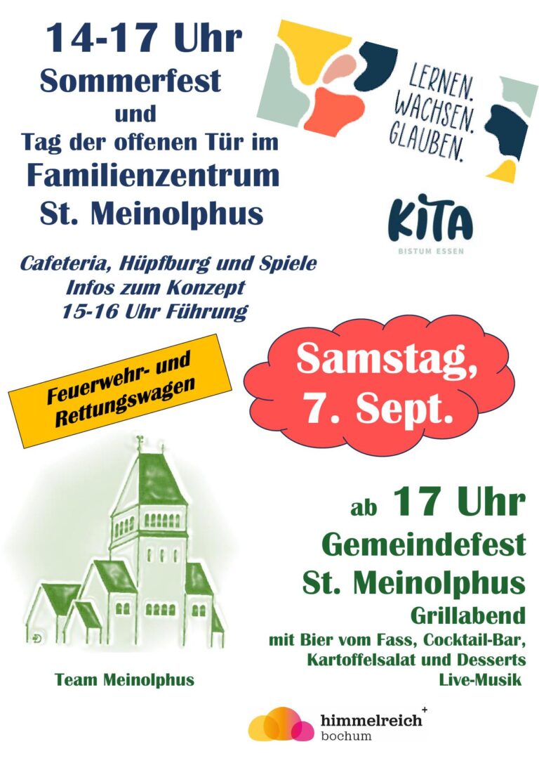 Sommerfest und Tag der offenen Tür im Familienzentrum St. Meinolphus