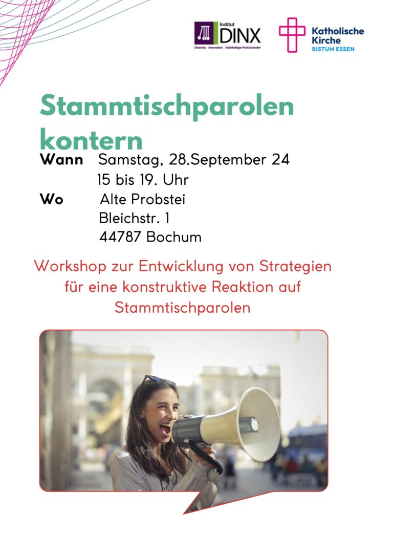 28.09. Stammtischparolen kontern!