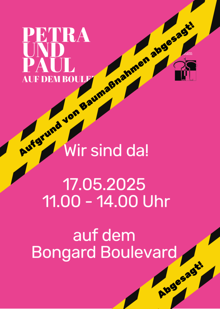 !Abgesagt! Petra und Paul auf dem Boulevard – 17.05.2025