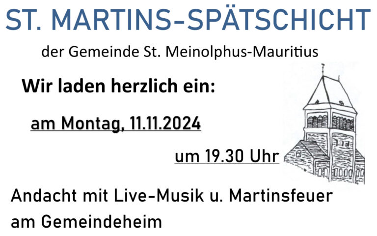 St. Martins Spätschicht in St. Meinolphus