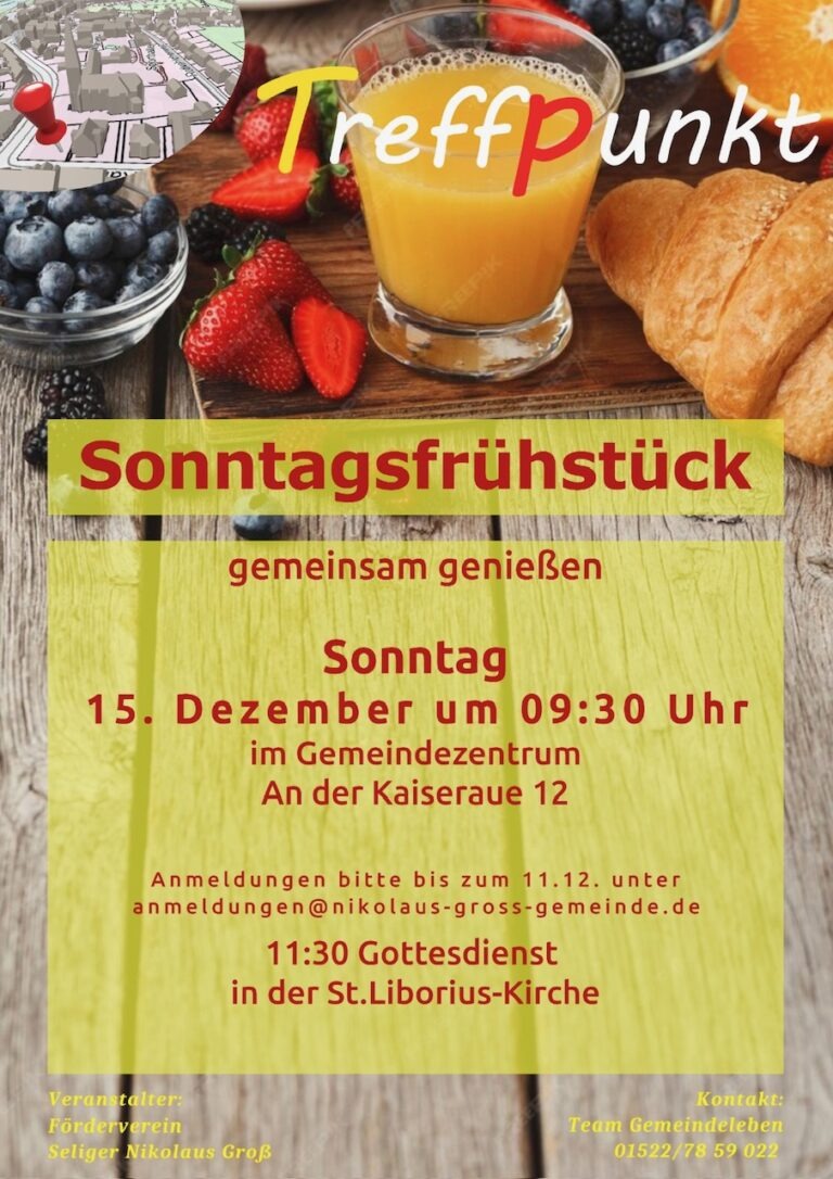 Sonntagsfrühstück in Grumme