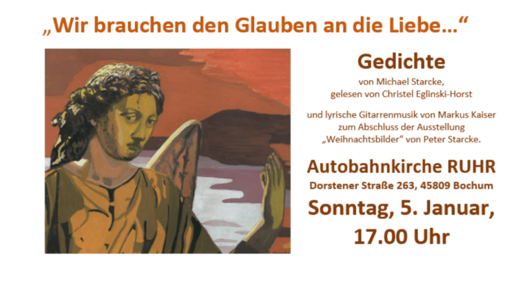 05.01.25 – Weihnachtsgedichte von Michael Starcke mit lyrischer Gitarrenmusik von Markus Kaiser
