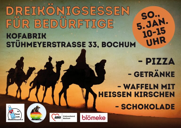 Dreikönigsessen für Bedürftige