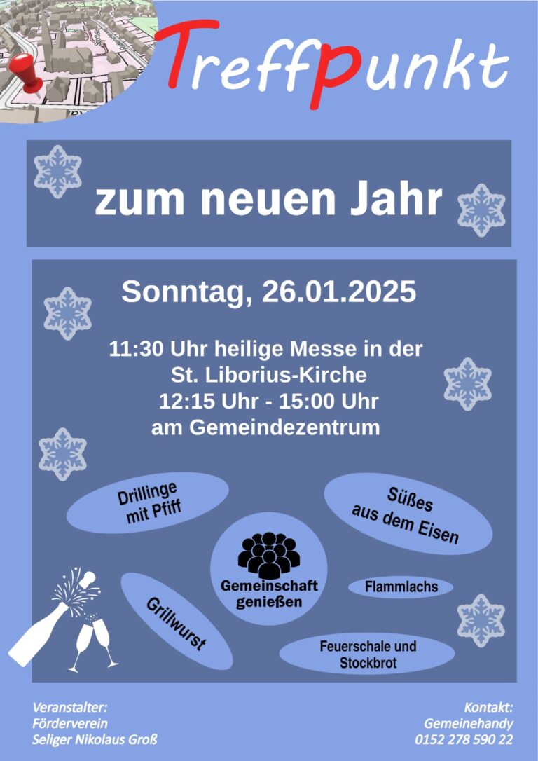 Treffpunkt zum neuen Jahr in Grumme