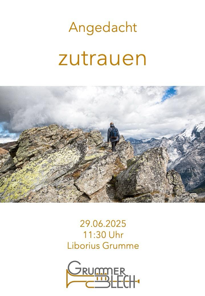 Angedacht – zutrauen