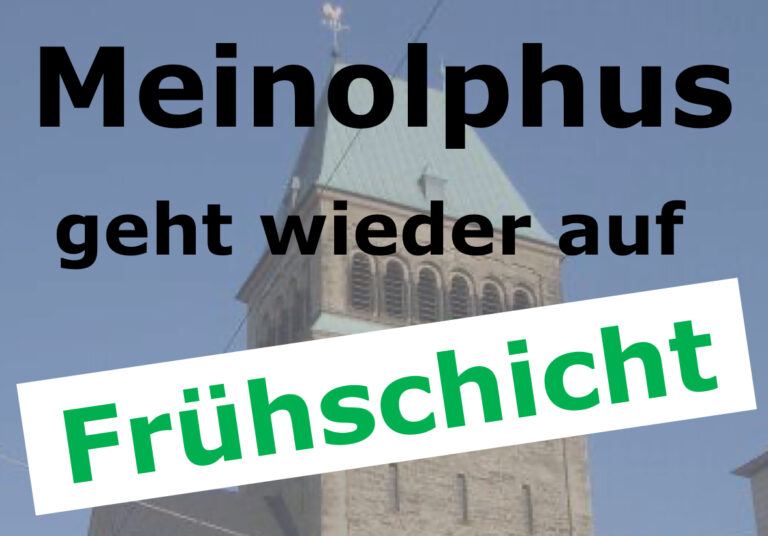 Frühschichten in St. Meinolphus