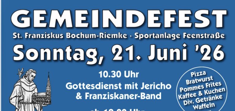 Gemeindefest in Riemke am Sonntag