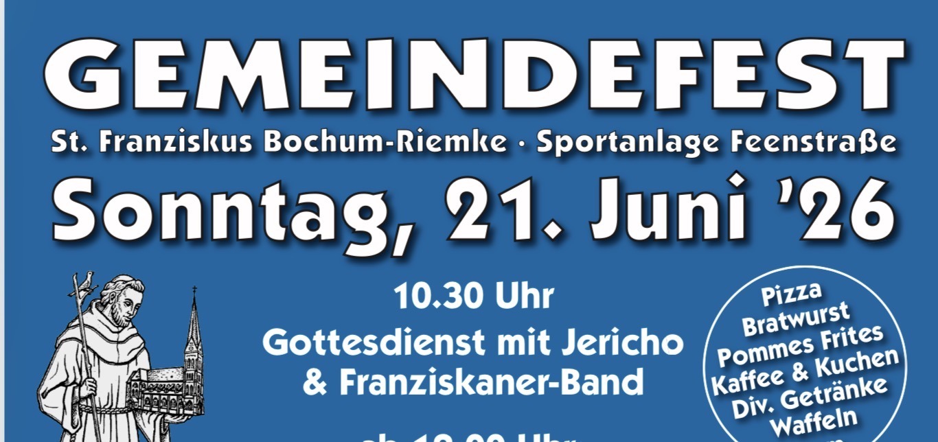 Gemeindefest in Riemke am Sonntag