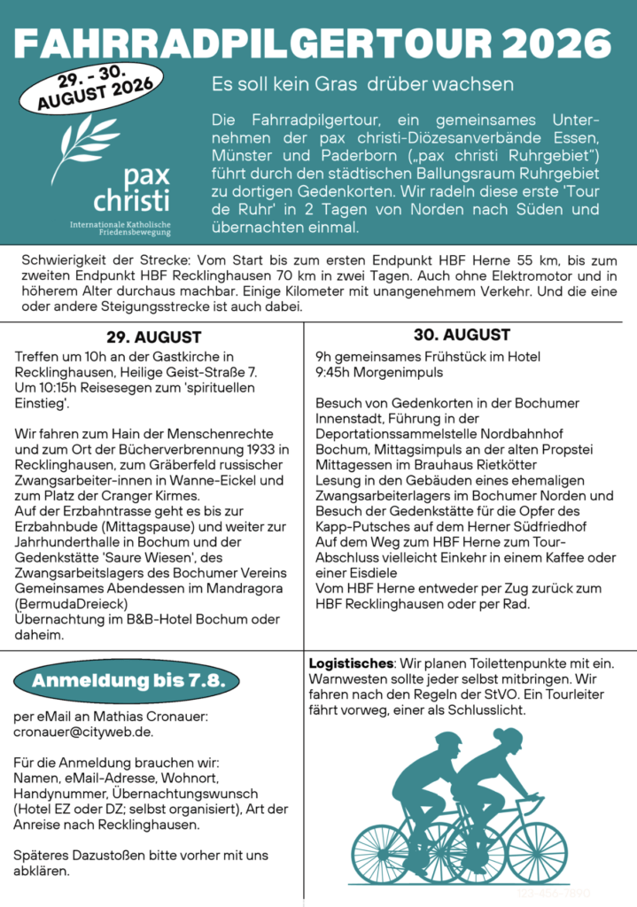 Fahrradpilgertour 2026 Fahrradpilgertour 2026