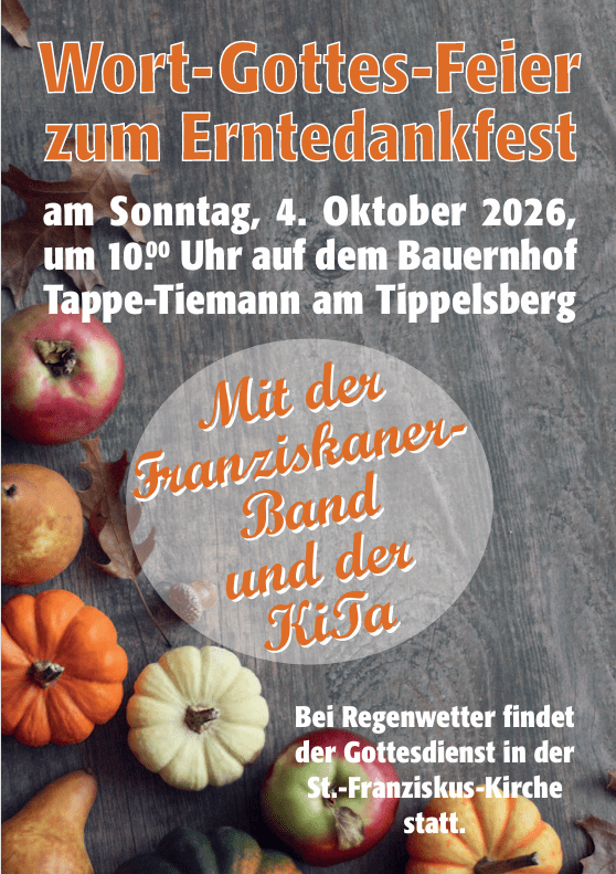 Wort-Gottes-Feier zum Erntedankfest