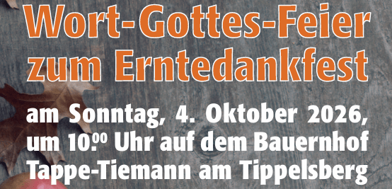 Wort-Gottes-Feier zum Erntedankfest