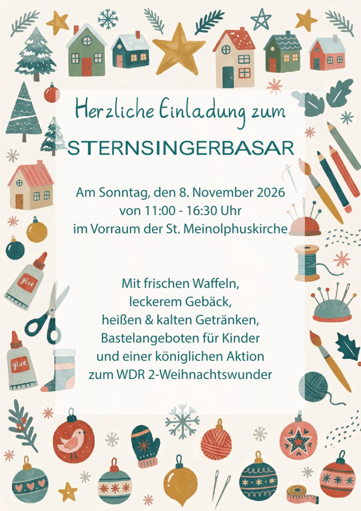 Sternsingerbasar in St. Meinolphus